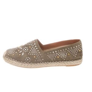 Valentino embellished suede espadrilles size 36